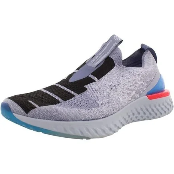 Nike Epic Phantom React Flyknit GS Indigo Fog Kid's Sneakers Size 6Y NO BOX - Picture 2 of 5